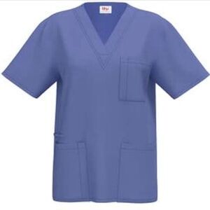 Scrub Top for Women 4-Way Stretch Size Large